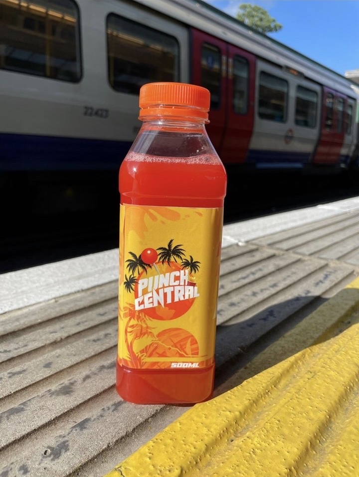 Punch Central rum punch bottle